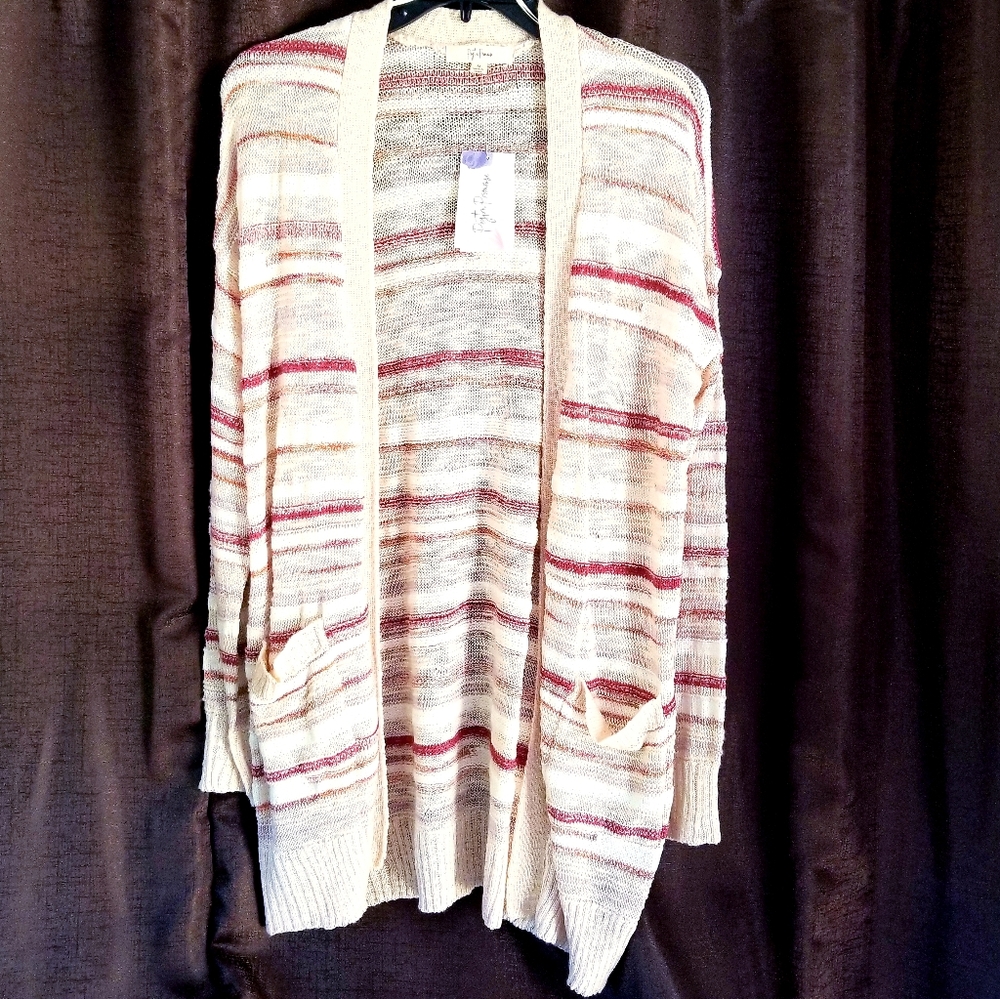 Peyton Primrose Open Cardigan Knit Sweater